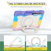 Samsung Galaxy Tab S9+ Armor Case with Rotating Ring - Colorful Pink - 5
