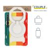 Samsung Galaxy Tab S9+ Armor Case with Rotating Ring - Colorful Red - 3