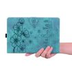 iPad Pro 13 2024 Green Cartoon Sakura Cat Leather Tablet Case - 7