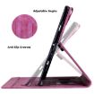 Samsung Galaxy Tab S9+/S8+/S7+ Sakura Cat Leather Case Rose Red - 5