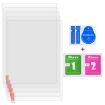 LUCA TM103 M4V1-B 10.1" 25pcs 0.3mm 9H Tempered Glass Film - 2