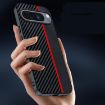 Google Pixel 10/10 Pro Ultra-thin Carbon Fiber Texture Case (Black Yellow) - 4