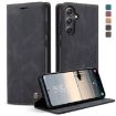 Samsung Galaxy S23 FE 5G CaseMe 013 Flip Leather Phone Case Black - 1