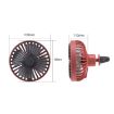 Portable Car Air Outlet Cooling Fan with LED Light - F829 (White) - 3