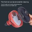 Portable Car Air Outlet Cooling Fan with LED Light - F829 (White) - 8