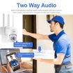 ESCAM TV114 4MP WiFi Camera with Two-Way Voice, Night Vision, Motion Detection - 4