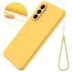 Samsung Galaxy A36 Yellow Liquid Silicone Dropproof Phone Case - 7