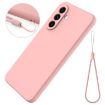 Samsung Galaxy A26 5G Pink Liquid Silicone Dropproof Phone Case - 7