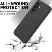 Samsung Galaxy A17 4G Black Liquid Silicone Dropproof Phone Case - 5