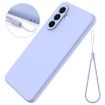 Samsung Galaxy A17 4G Purple Liquid Silicone Dropproof Phone Case - 7