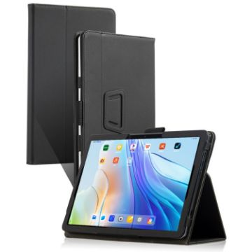 TCL NxtPaper 11 Leather Tablet Case with Handrest & Pen Slot - Black - 1