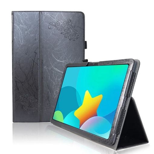 TCL NxtPaper 11 Black Leather Tablet Case with Handrest & Pen Slot - 1