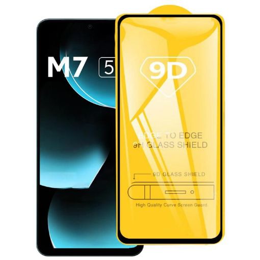 Xiaomi Poco M7 5G 9D Full Glue Tempered Glass Screen Protector - 1