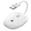 USB + USB-C Wired to Wireless Carplay/Android Auto Adapter - White - 2