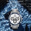 L67 Pro 1.53" Steel Band Smart Watch - Sleep/Heart Rate Monitor Silver - 5