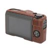 Canon PowerShot G7 X Mark II Silicone Case with Lens Cover - Coffee - 4