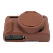 Canon PowerShot G7 X Mark II Silicone Case with Lens Cover - Coffee - 5