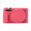 Canon PowerShot G7 X Mark II Silicone Case with Lens Cover - Peach Red - 1