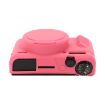 Canon PowerShot G7 X Mark II Silicone Case with Lens Cover - Peach Red - 6
