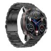 AK56 IP67 BT5.1 Smart Watch 1.43" Voice Call/Health Monitor, Black Strap - 3
