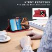 Xiaomi 14 Ultra Red PU Leather Texture Embossed Line Phone Case - 5