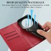 Xiaomi 14 Ultra Red PU Leather Texture Embossed Line Phone Case - 7