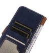 Xiaomi 14 Ultra Blue Leather RFID Phone Case - Magnetic Crazy Horse Texture - 6