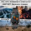 CF26 1.57" BT5.2 Smart Bracelet, Sleep Detection, Camo Black Silicone Strap - 7