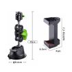 23cm Single Suction Cup Pea Clamp Arm with Elastic Phone Holder - 2