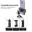 33cm Single Suction Cup Pea Clamp Arm with Metal Phone Holder - 4