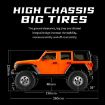 JJR/C C8801 4WD Off-road Climbing RC Vehicle - Orange - 4