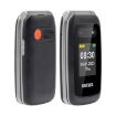 UNIWA V202T 4G Flip Phone, 2.4" Unisoc T107, SOS, FM, Dual SIM, 21 Keys, Red - 2