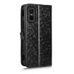 Infinix GT 30 Pro Black Honeycomb Dot Texture Leather Phone Case - 3