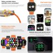 iW9 Ultra 2.04" Smart Call Watch, BT Call/Heart Rate/BP/SpO2, Black - 6