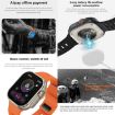 iW9 Ultra 2.04" Smart Call Watch, BT Call/Heart Rate/BP/SpO2, Black - 7