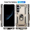 Samsung Galaxy S24 5G Shockproof Gold TPU + PC Phone Case - 2