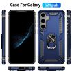 Samsung Galaxy S24 5G Shockproof TPU + PC Case - Blue - 2