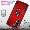 Samsung Galaxy S24+ 5G Shockproof Red TPU PC Phone Case - 6