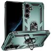 Samsung Galaxy S24+ 5G Shockproof TPU PC Case - Dark Green - 1