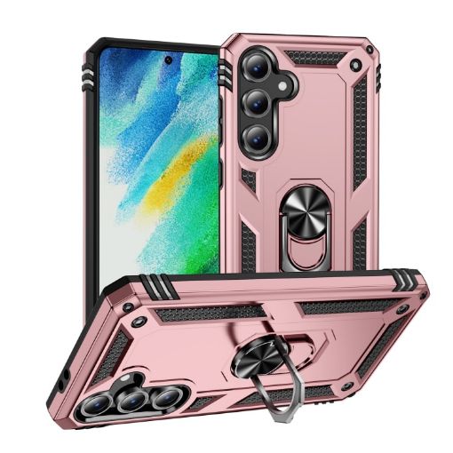 Samsung Galaxy S24 FE 5G Shockproof TPU + PC Case Rose Gold - 1
