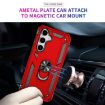 Samsung Galaxy S25+ 5G Shockproof Red TPU + PC Phone Case - 5