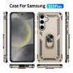 Samsung Galaxy S25+ 5G Shockproof Gold TPU PC Phone Case - 2