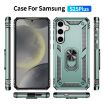 Samsung Galaxy S25+ 5G Shockproof TPU PC Case - Dark Green - 2