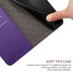 OPPO A5x 4G/5G Global Rhombic Grid Leather Phone Case - Purple - 7