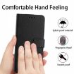OPPO A5x 4G/5G Global Leather Phone Case - Rhombic Grid Texture Black - 5