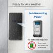 Wireless Doorbell with Temperature Display & Remote Control, US Plug, Black - 3