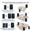 Wireless Doorbell with Temperature Display & Elderly Pager, EU Plug, Black - 9