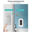 Wireless Doorbell & Elderly Pager with Temp Display, EU Plug - White - 6