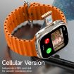 GS37 Smart Watch Phone, 1.95" Screen, 1GB+16GB, Android 9.0, 4G, Orange Gold - 6