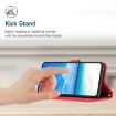 Xiaomi 14 Ultra Red Leather Phone Case with Heart Emboss & Lanyard - 5